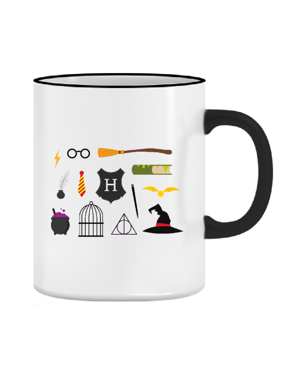 Puodelis Harry Potter simboliai Puodelis Harry Potter simboliai